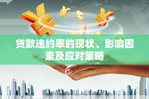 龙崎贷款违约率的现状、影响因素及应对策略