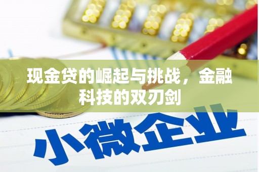 里港现金贷的崛起与挑战，金融科技的双刃剑
