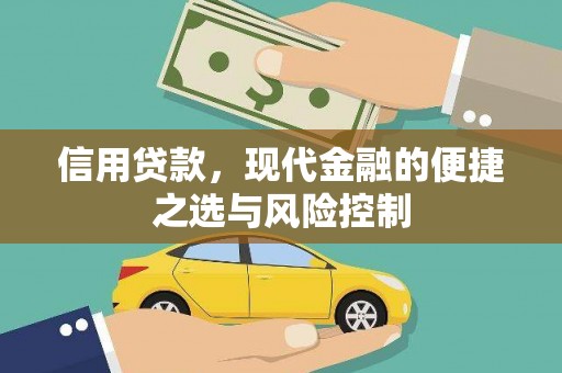 德保信用贷款，现代金融的便捷之选与风险控制