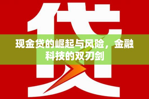 长岭现金贷的崛起与风险，金融科技的双刃剑