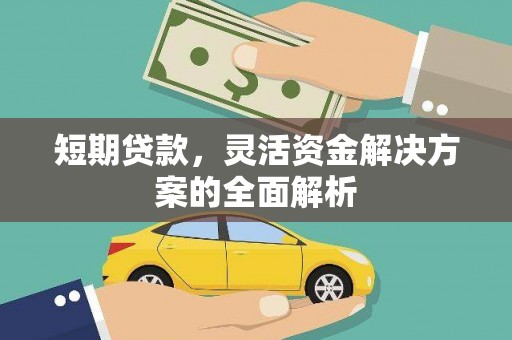 西峡短期贷款，灵活资金解决方案的全面解析