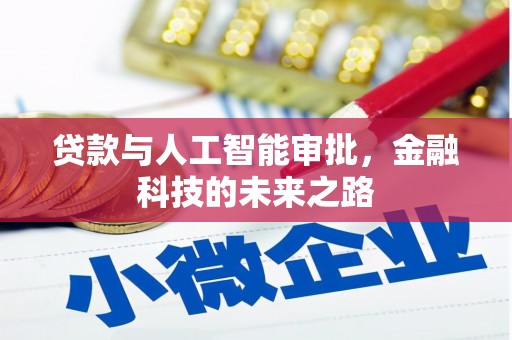 安龙贷款与人工智能审批，金融科技的未来之路