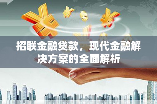 六脚招联金融贷款，现代金融解决方案的全面解析