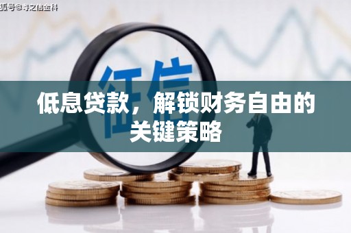海陵低息贷款，解锁财务自由的关键策略