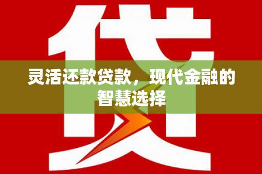 汪清灵活还款贷款，现代金融的智慧选择