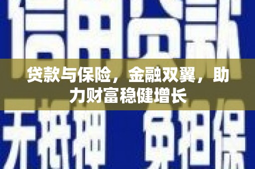 昭平贷款与保险，金融双翼，助力财富稳健增长